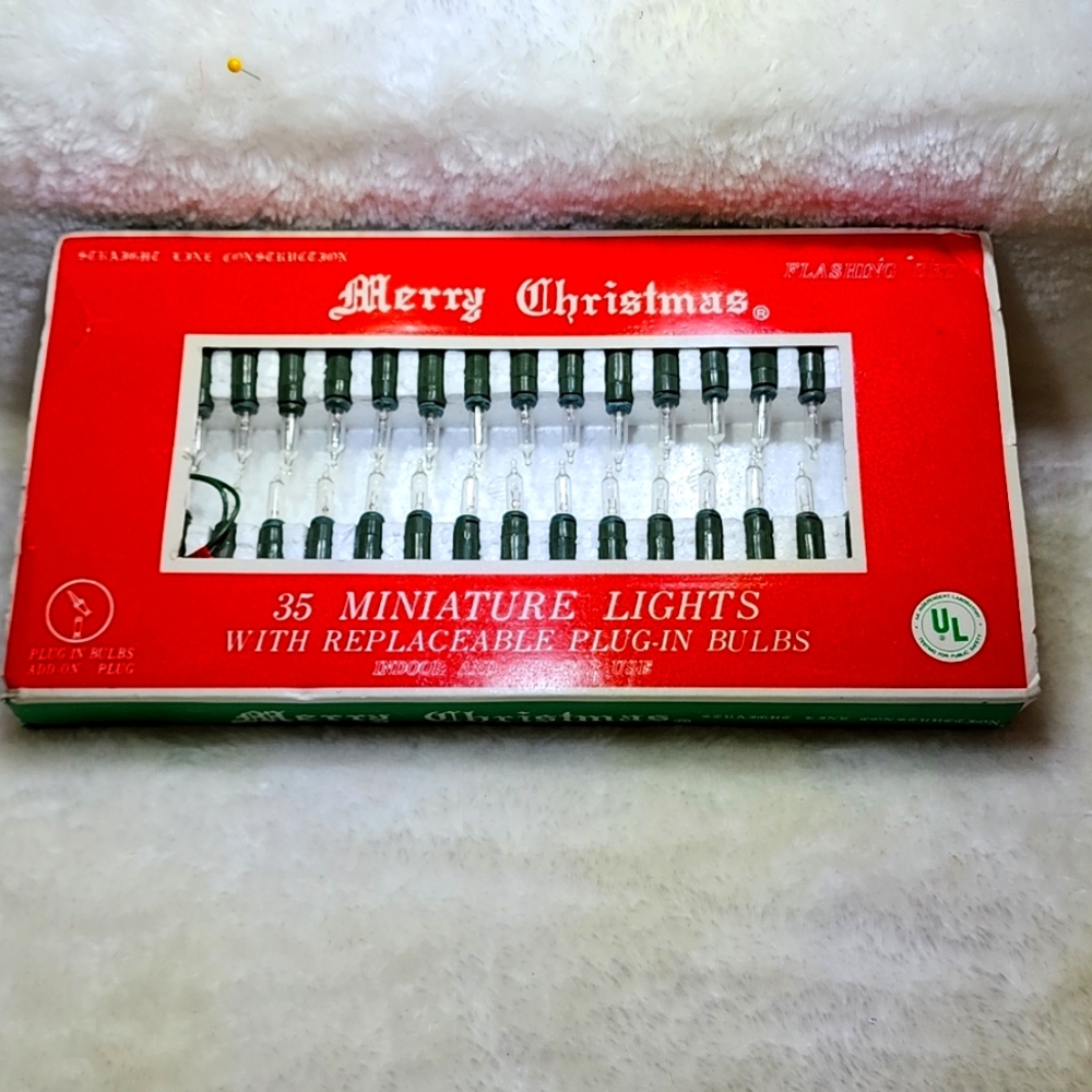 Vintage New in box Christmas Lights
